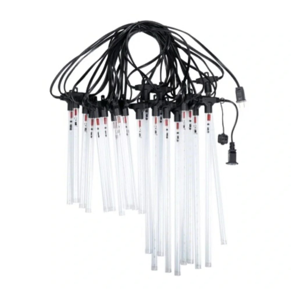 Enjoy Lighting 20-light Set 40’ LED Snowfall String Indoor/ Outdoor Blinking NEW